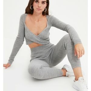 Fancy Knitted Legging set